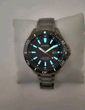 Citizen Ltd Edition Titamnium Eco Drive Royal Marines Commando Watch BN0148-54E