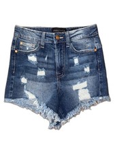 Kendall Kylie Icon Denim Shorts distressed size 25 EUC