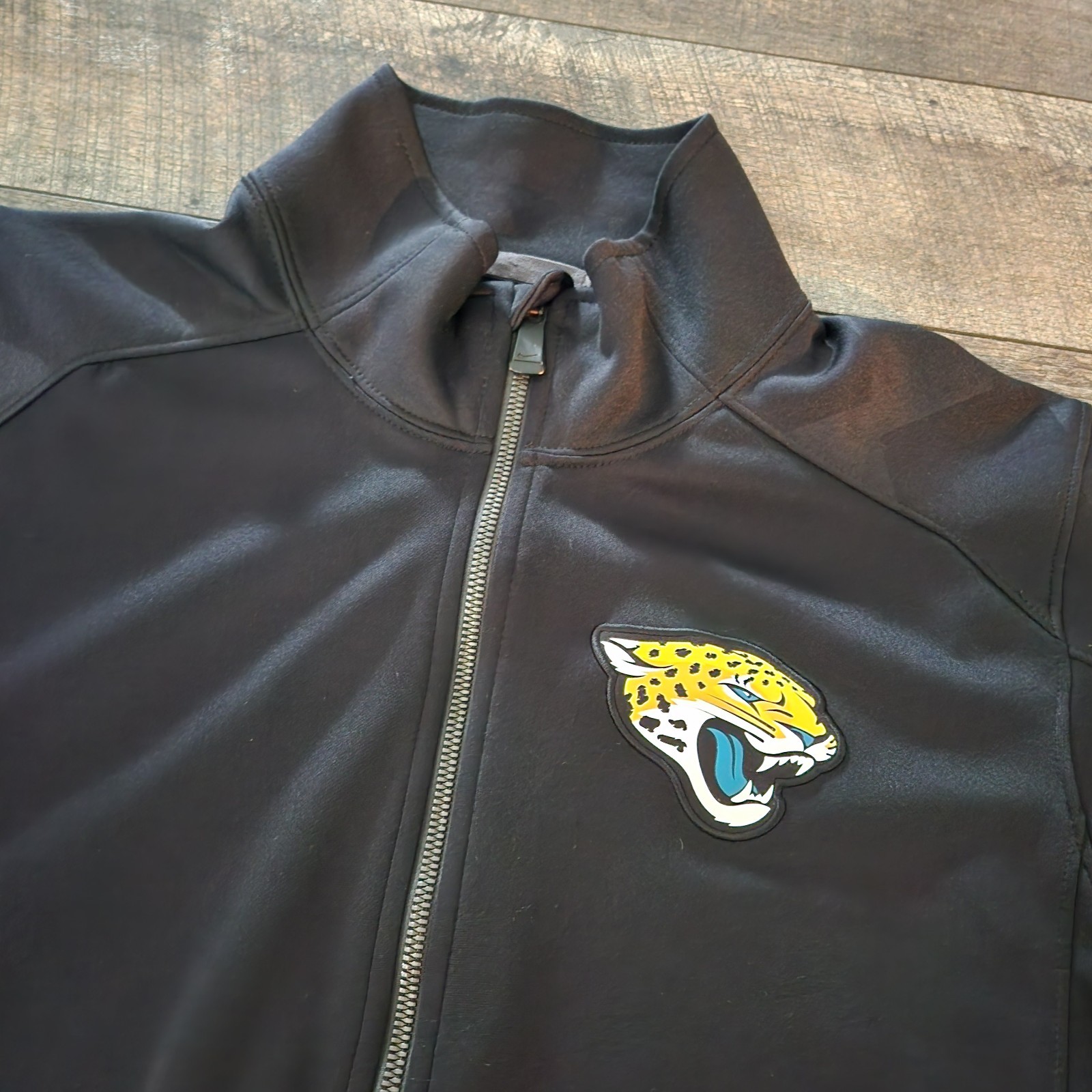 SACAI X NIKE Nike Jacksonville Jaguars Giacca Uomo Small Nera Pista Full Zip Tasca Tecnica