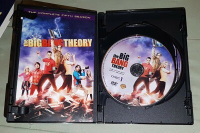 The Big Bang Theory Season 5 3 disc DVD set complete fifth season
