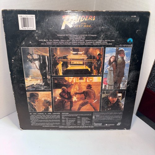 Raiders of the Lost Ark Extended Play Laserdisc - LV1376 - Picture 3 of 4