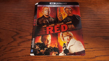 Red DC Universe 4K Bluray Slipcover Only slipcase NO discs