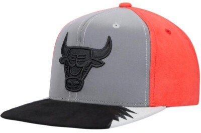 Mitchell & Ness Chicago Bulls Grey Red Day 5 Snapback Cap Kappe Basecap