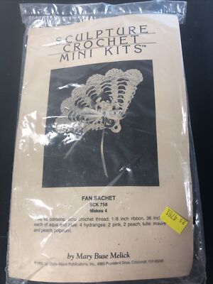 Sculpture Crochet Mini Kit Heart Suncatcher NEW 753 Mary Buse Melick Makes 5