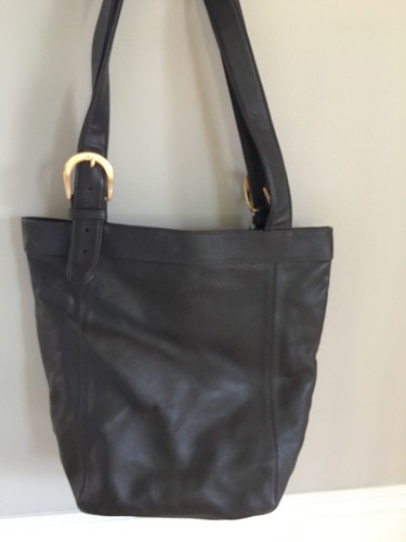 ILI BROWN LEATHER SHOULDER TOTE BAG FULL ZIP ULTRA URBAN MRSP $124+ - Picture 9 of 10