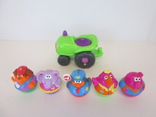 Vintage Playskool Weebles Wobble Hasbro 2003 Lot of 5 plus Farm Tractor