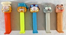 lot of 5 PEZ Candy Dispensers! GARFIELD and Friends