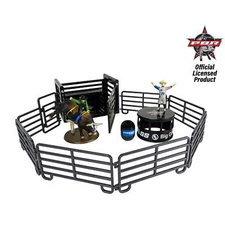 Big Country Toys - 13 Piece PBR Bull Riding Set - 1:20 Scale Play Set 449