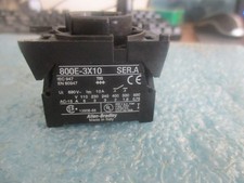 Allen-Bradley: 800E-3X10 Contact Blocks. Three Blocks. Series: A