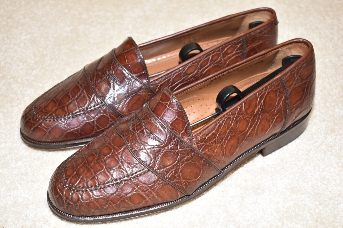 Maus & Hoffman Crocodile Embossed Loafers Maus and Hoffman Crocodile Loafers | Mercari main image 4