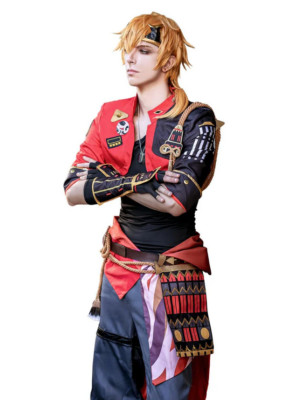 Genshin Impact Cosplay Thoma Anime Cosplay Kostüm - XXL (FD131)