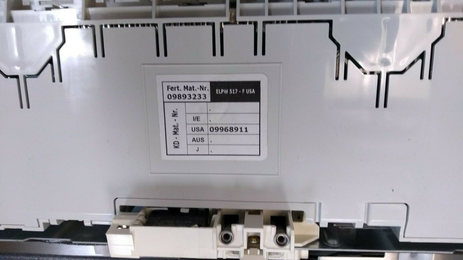 09968911 / 11255600 OEM Miele Dishwasher Stainless Steel Display Board