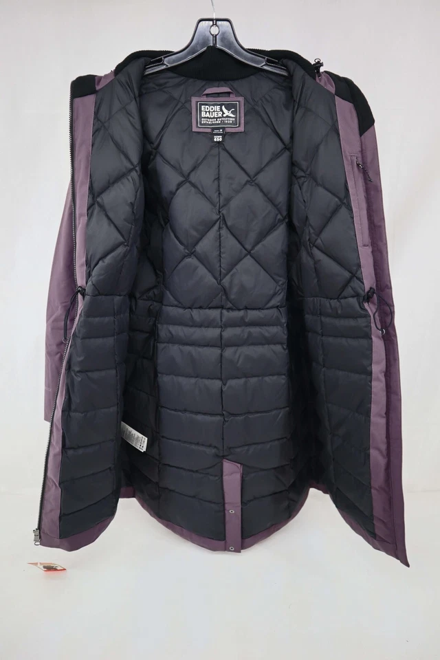 Abrigo parka para mujer Eddie Bauer resistente a la intemperie Olympian Down Stadium Foto 3 de 4