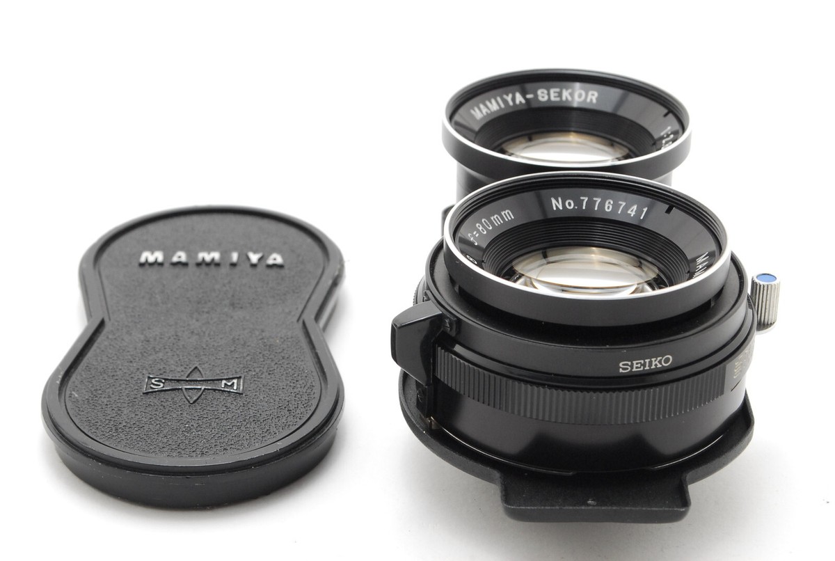 MAMIYA C220 + Mamiya Sekor 80mm f.28 (青) Blue Dot [ N MINT ] Mamiya C220 Pro TLR Film Camera SEKOR