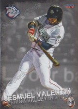 2018 Lehigh Valley IronPigs Jesmuel Valentin RC Rookie Philadelphia Phillies PR