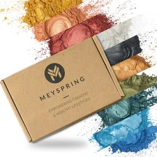 MEYSPRING 2Tone Collection Mica Powder Set - Epoxy Resin Color Pigment Resin Dye