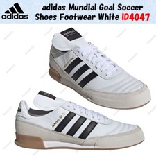 adidas Mundial Goal Soccer Shoes Footwear White ID4047 Men's Size