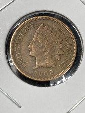 1908 P Indian Head Cent - As Shown! (#0552)