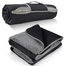 59'' x 80'' Pet Blanket Fleece Dog Cat Bed Soft Sherpa Waterproof Dog Warm