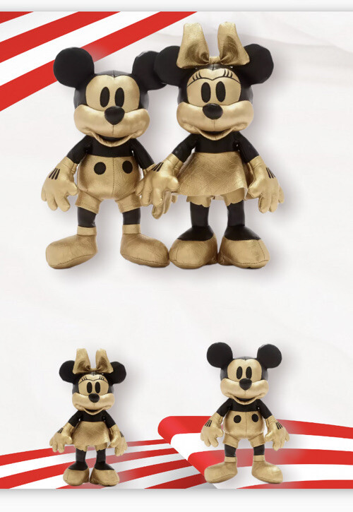 Set in Box 50th Disney World Parks Mickey and Minnie Gold
