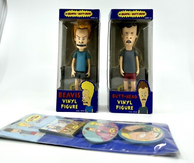Beavis and Butthead Vinyl Figures 2012 MTV Viacom Mike Judge RARE