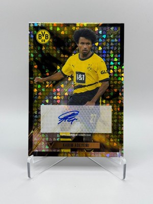 Topps BVB Vernissage - Karim Adeyemi -  Limited /09 Hearths Autograph Auto