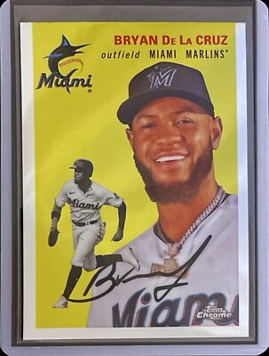 Bryan De la Cruz - 2023 Topps Chrome Platinum Anniversary Baseball #223