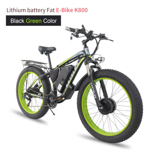 Keteles K800 electric bike fat tyre 2 motors UK stock