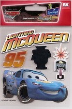 Licensed DISNEY CARS LIGHTNING MCQUEEN Theme stickers 70437 Fast FREE Ship 