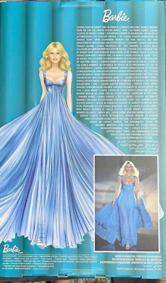 Barbie Signature-Supermodel Claudia Schiffer In Beautiful Blue Versace Dress   | eBay
