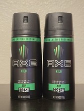 Lot of 2 - AXE Kilo Body Spray Deodorant, 4 oz DISCONTINUED RARE 