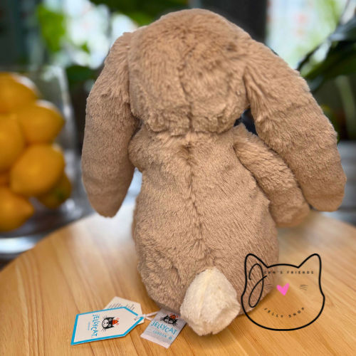 Jellycat BLOSSOM BEIGE BUNNY 'Petal' MEDIUM New BNWT Soft Plush