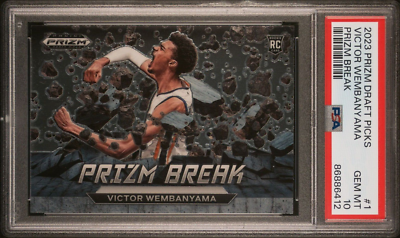2023-24 Panini Prizm Draft Picks Prizm Break #1 Victor Wembanyama