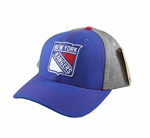 NHL New York Rangers Savvy Cotton & Tweed 6 Panel Structured Cap - Picture 1 of 1