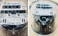 VTG. 1977 WESTINGHOUSE Electric Meter Watt Hour Single Phase Type 240 Volts~NEW