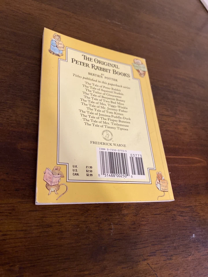 Beatrix Potter The Tale of Jemima Puddle-Duck ~ F. Warne & Co ~ Vintage ~ RARE Foto 4 de 4