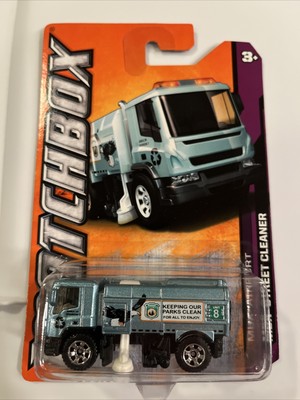 Matchbox MBX Street Cleaner MBX Airport Park Services Light Blue 2011 MOC NIP