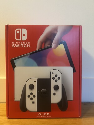 BRAND NEW- Nintendo Switch Oled Model White Joy-con ( FREE