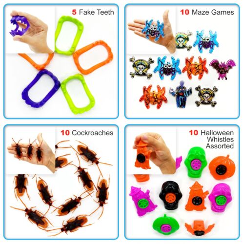 92 Pack Halloween Party Favors Set Halloween Prizes for Kids Trick or Treat Toys - Picture 2 of 9