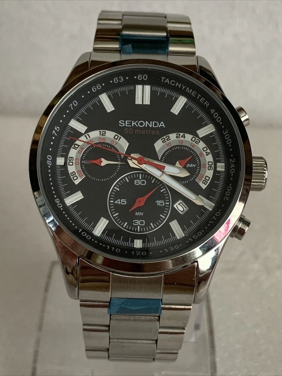 Sekonda dual top time gents watch