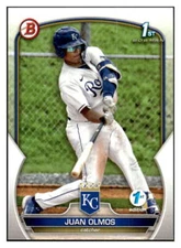 JUAN OLMOS RC 2023 Bowman 1st Edition #BPPF-136 ROOKIE MLB Royals  ID:63805