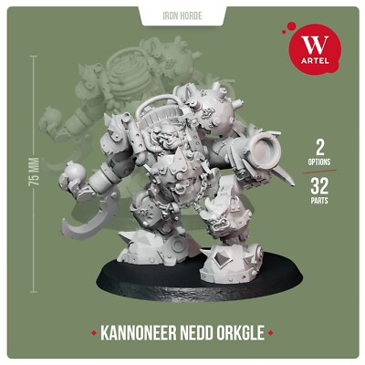 Kannoneer Nedd Orkgle Artel W Pirate Freebooter Ork Warboss Orks Flash Gitz V2