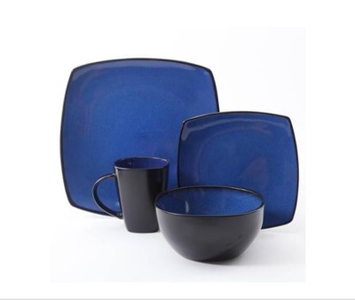 Square Dinnerware Set 16 Piece Dinner Plates Bowls Cups ...