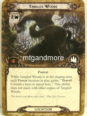 Lord of the Rings LCG  - 1x Tangled Woods  #051 - The Voice of Isengard