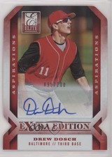 2013 Elite Extra Edition Aspirations Die-Cut Signatures /100 Drew Dosch Auto r9d