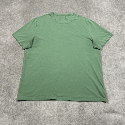 Mott And Bow T Shirt Mens Large Green Crew Neck Driggs Short Sleeve Peru Cotton