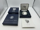 2025-S $1 Proof Peace Silver Dollar w/ Box, OGP &COA -E16