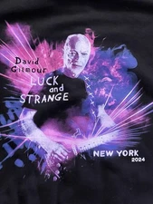 David Gilmour Pink Floyd Hoodie Luck & Strange cd NYC T-Shirt New York Jacket