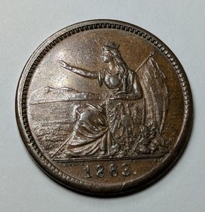 1863 Christoph Karl NY Civil War Token XF and AU