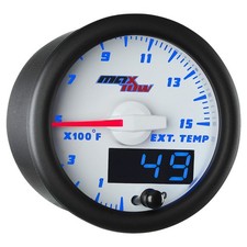 Maxtow 1500f Egt Pyrometer Temp Gauge Kit W Sensor White Dial Blue Led 52mm Maxtow 1500f Egt Pyrometer Temp Gauge Kit W Sensor White Dial Blue Led 52mm